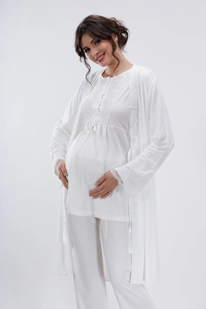 Hamile ve lohusa pijama takımı, 3'lü set