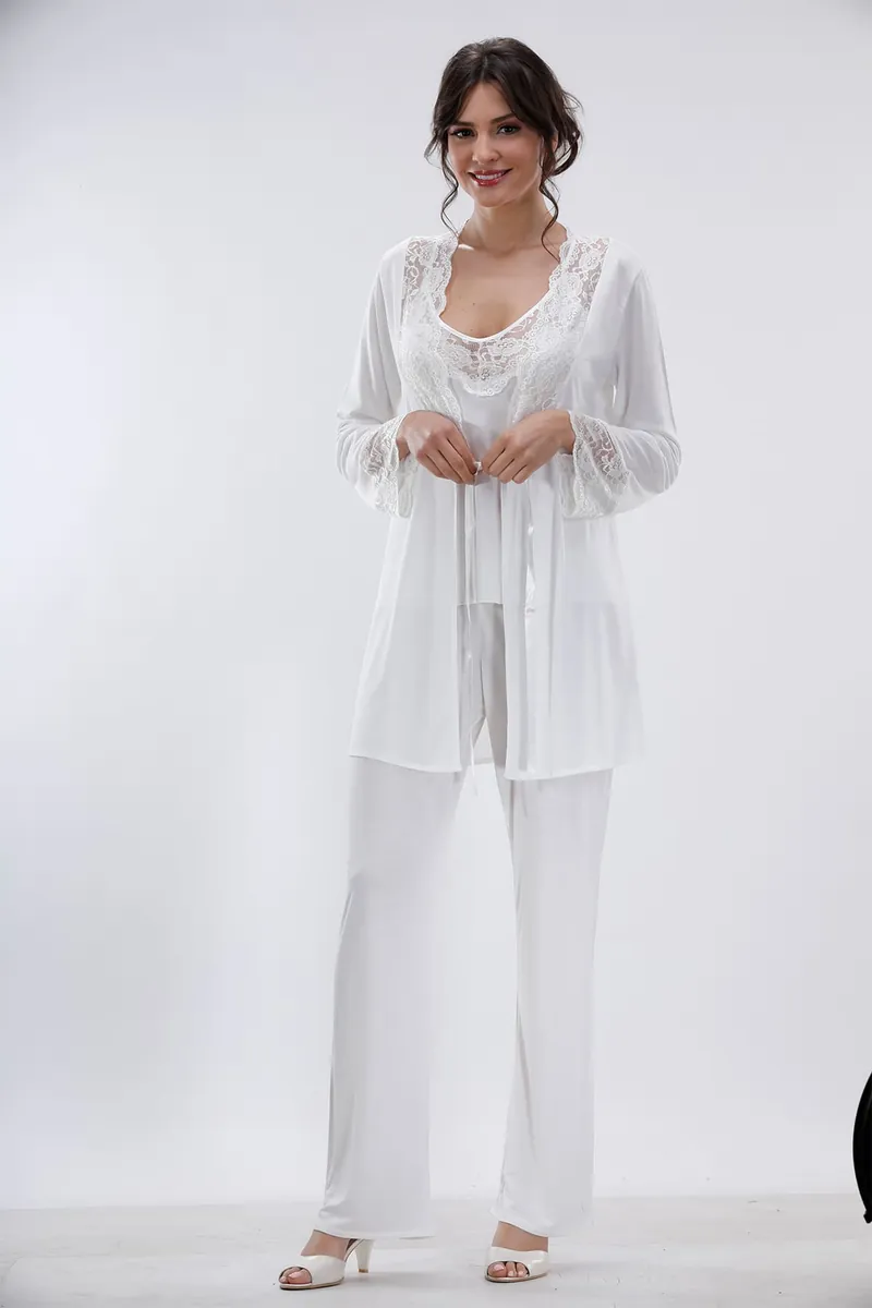 Askılı penye pijama takımı, 3'lü set